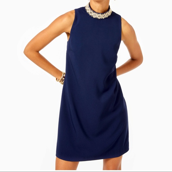 Lilly Pulitzer Dresses & Skirts - Lilly Pulitzer Brandi Beaded Stretch Shift Dress